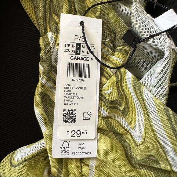 NEW Garage retro cropped bralette style top - Picture 4 of 7